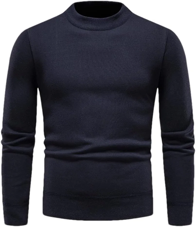 

Мужской свитер с круглым вырезом и длинными рукавами Dninmim