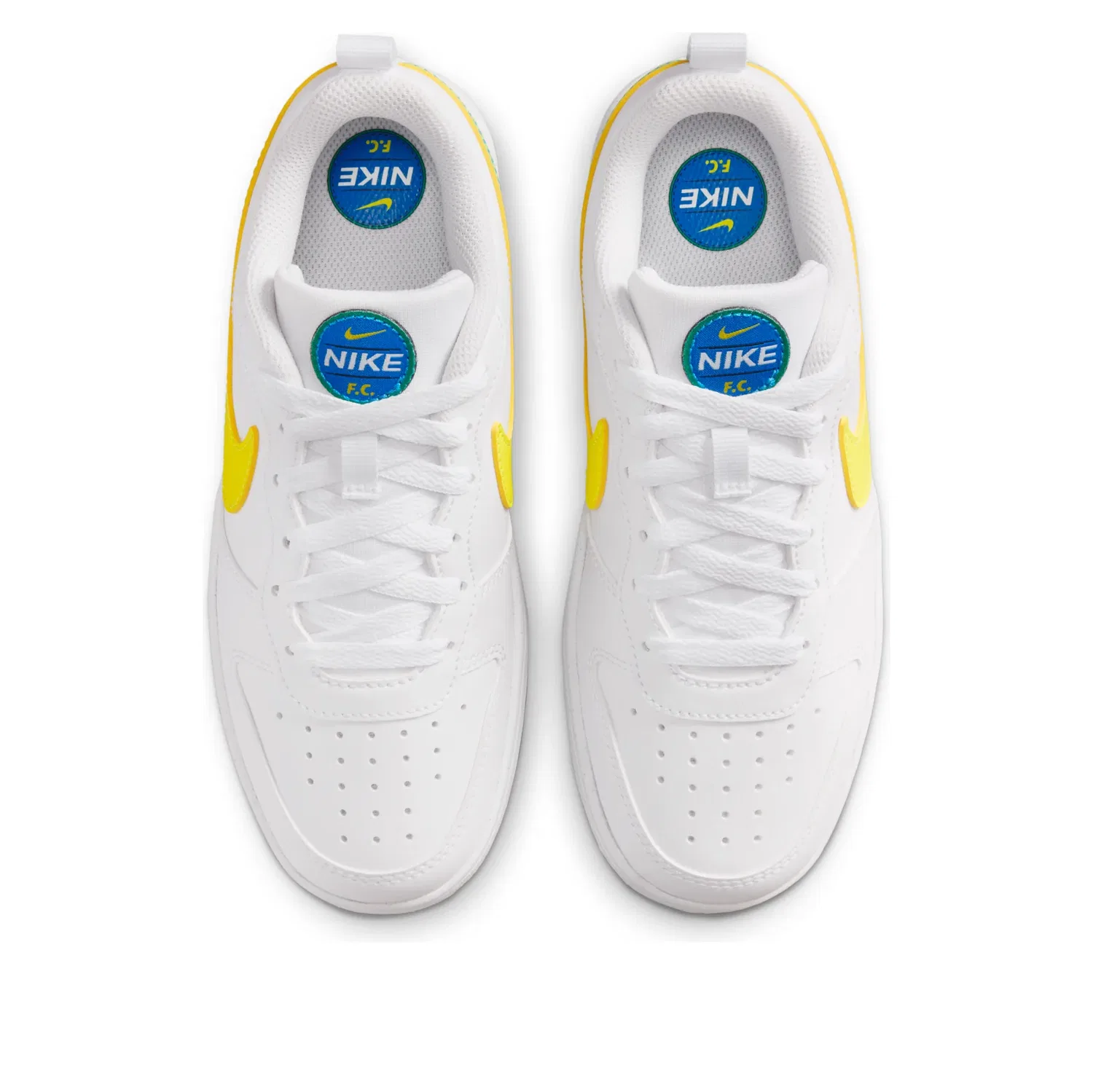Кроссовки Nike Court Borough Low 'White Soar Sonic Yellow' IR3997-100, белый — фото 3