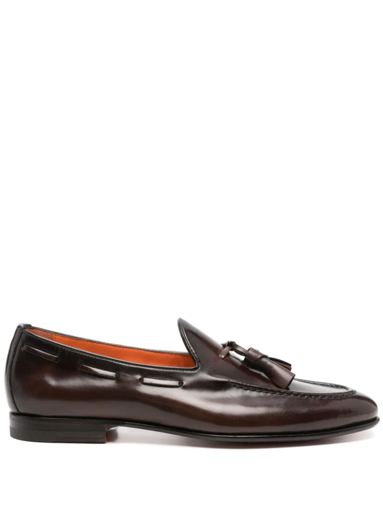 

Кожаные мокасины Santoni, коричневый