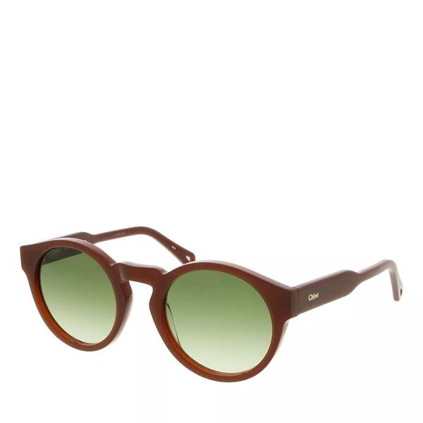 

Солнцезащитные очки ch0158s brown-brown-green Chloé, коричневый