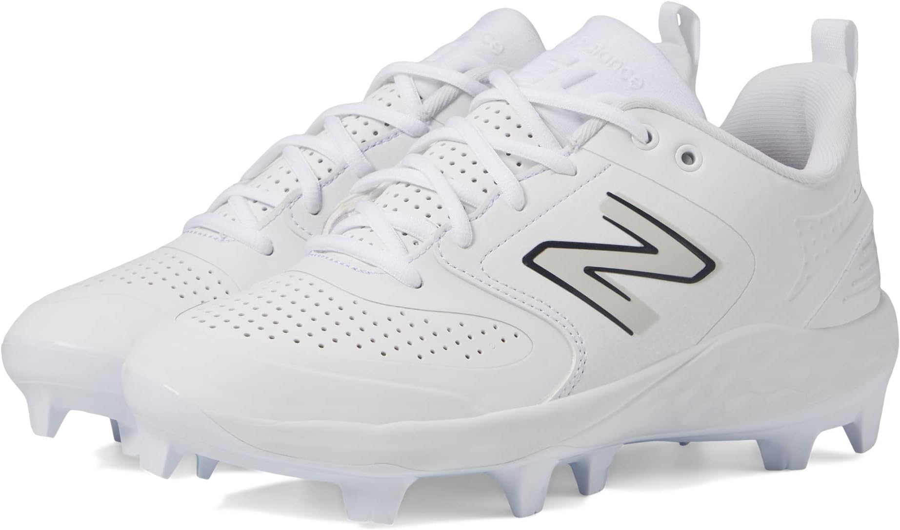Кроссовки New Balance Fresh Foam Velo v3 Molded Softball Cleats, White/White
