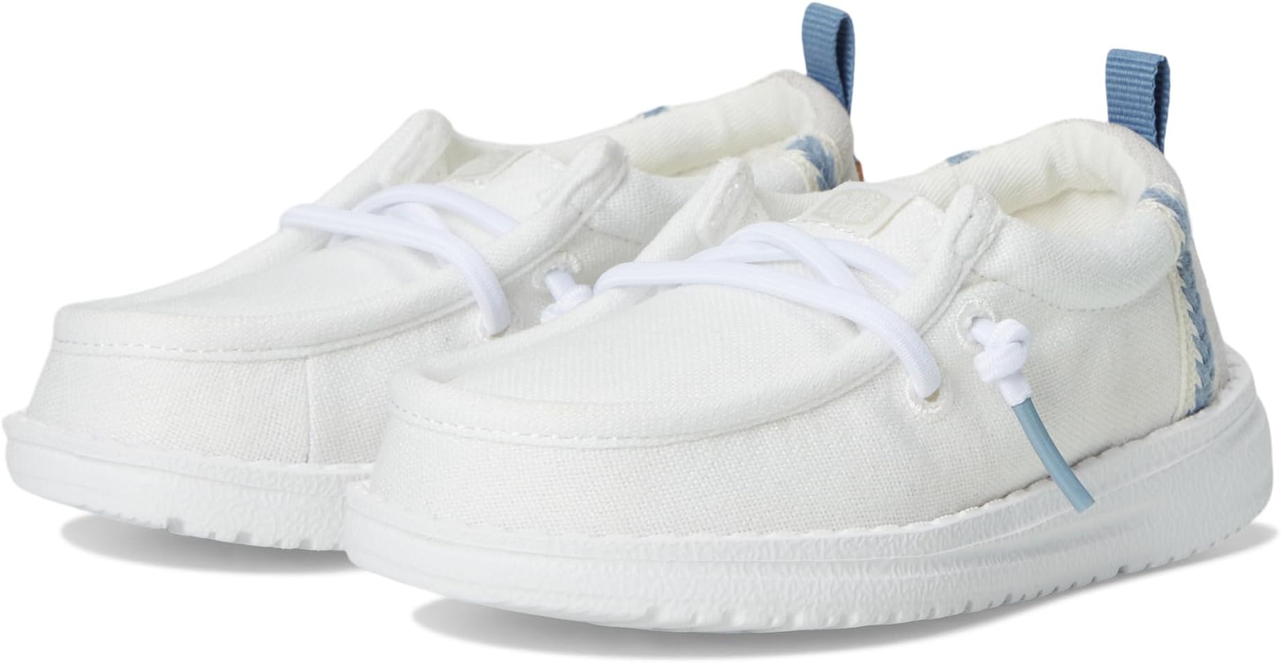 

Кроссовки Hey Dude Kids Wally Summer Linen, цвет White/Stone Grey
