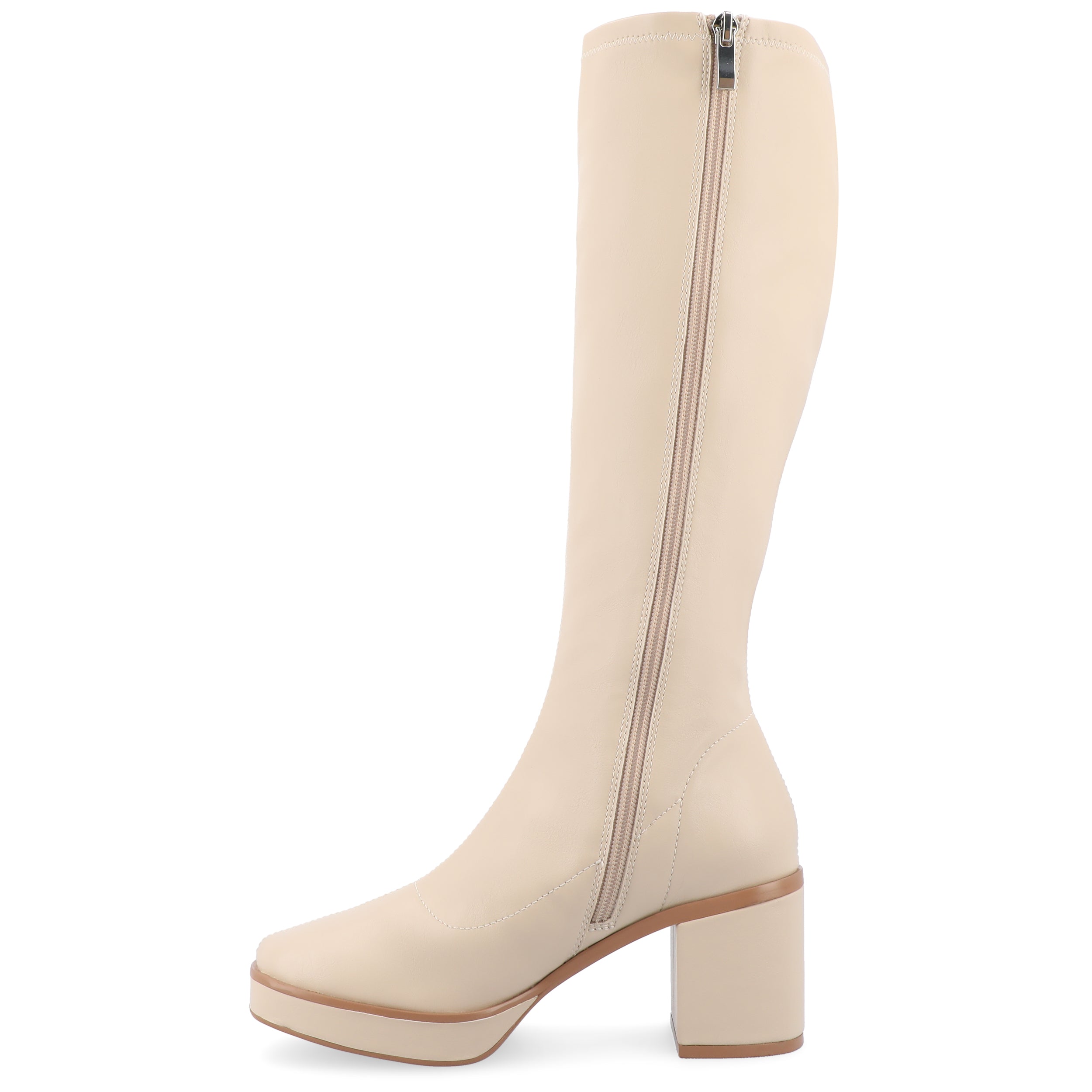 Женские сапоги Tru Comfort Foam Alondra из коллекции Journee, кремовый — фото 2