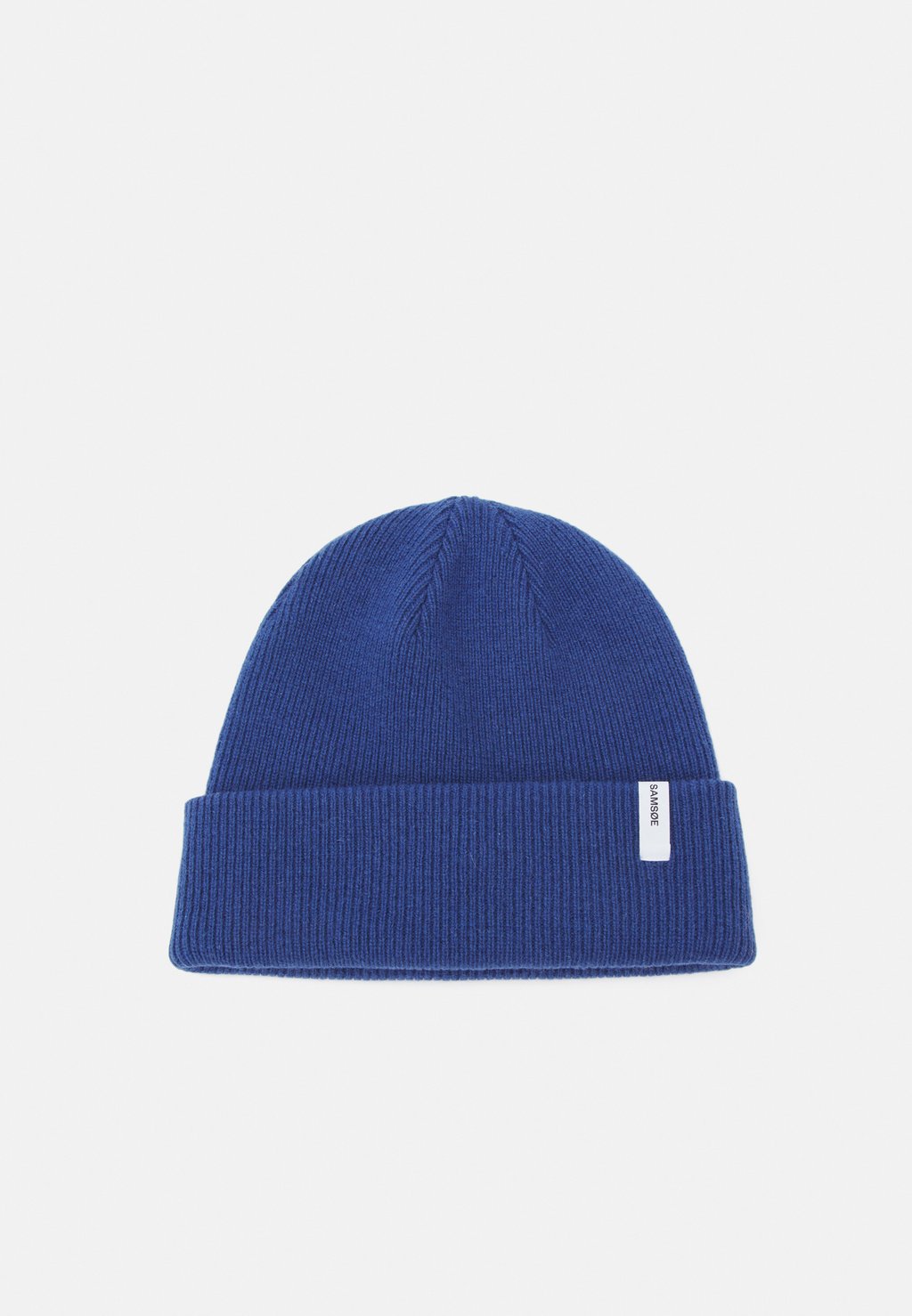 

Шапка THE BEANIE UNISEX Samsøe Samsøe, темно-синий