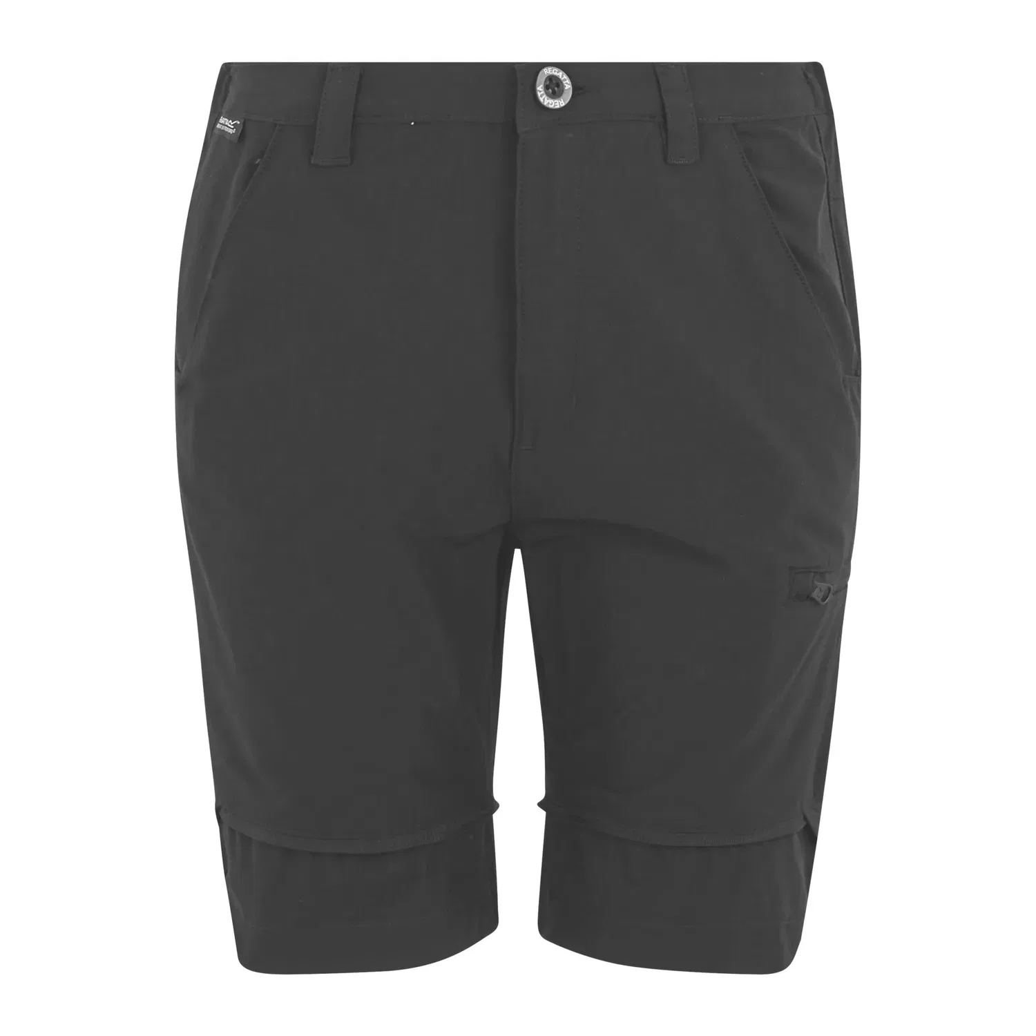 Штаны-трансформеры для мальчиков Junior Highton Stretch Zip-Off Regatta, темно-серый — фото 4