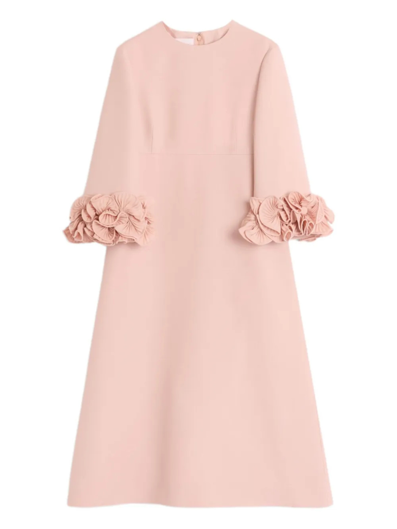 

ПЛАТЬЕ МИДИ ИЗ КРЕПА COUTURE Valentino Garavani, розовый