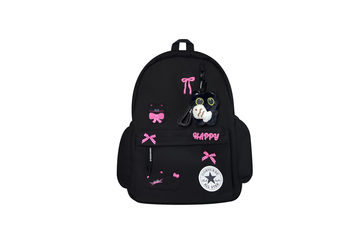 

Полиэстеровый рюкзак унисекс черный Converse, Fantastical Meowth