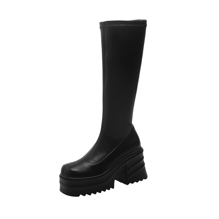 

Сапоги женские Quicheshoes, цвет Black Cropped