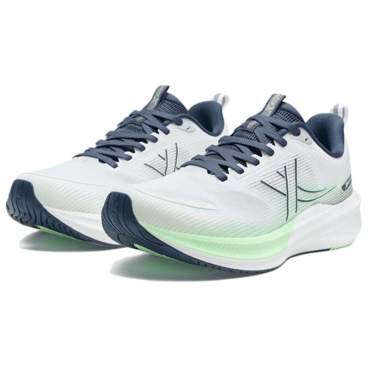 Urban Jogging Running Shoes мужские низкие классический белый, Ink Teal, Elf Green XTEP, белый Ink Teal Elf зеленый — фото 4