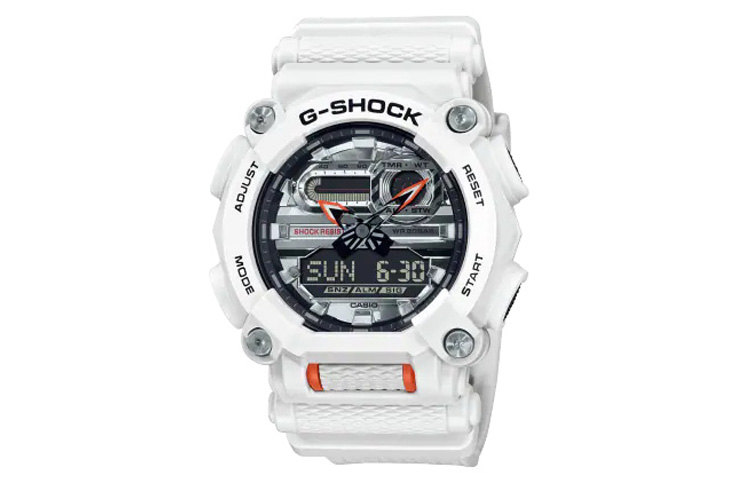 

CASIO Часы Men G-SHOCK Silver Watch GA-900AS-7AJF