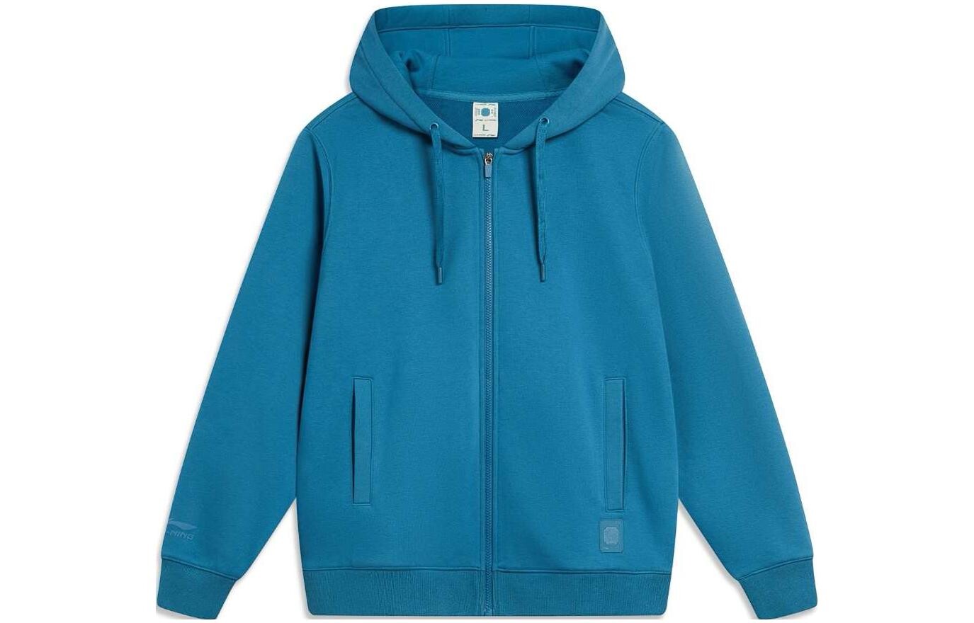 

Спортивная коллекция Life Толстовка унисекс синяя Lining, синий