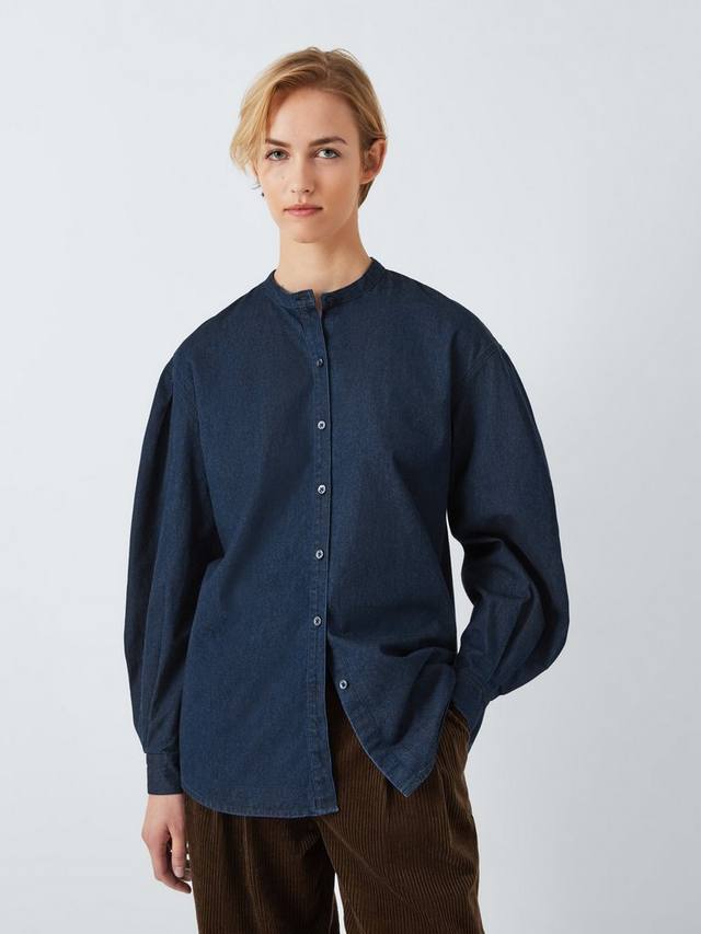 

Джинсовая рубашка julianne из завтрашнего архива Barbour, темно-синий