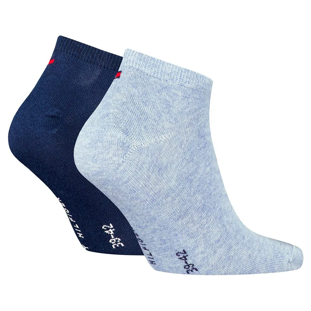Носки Tommy Hilfiger 342023001 short 2 pairs, синий — фото 2