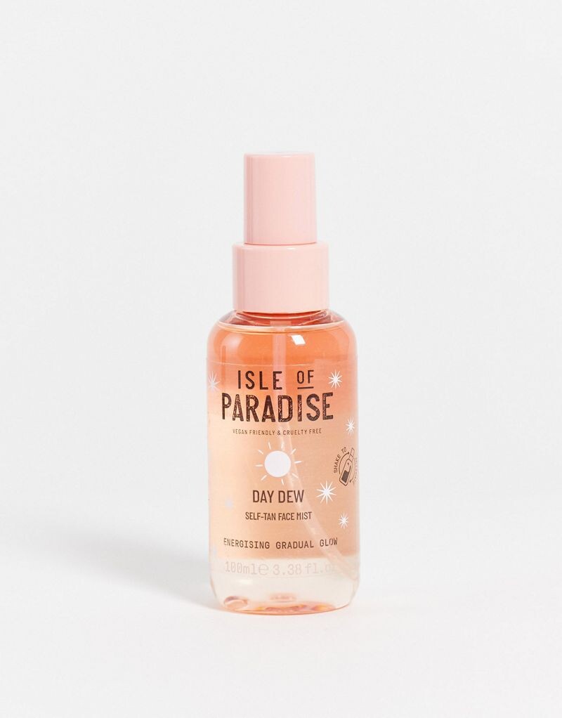 

Isle of Paradise Day Dew бодрящий спрей для лица с постепенным загаром, 3,3 жидких унции