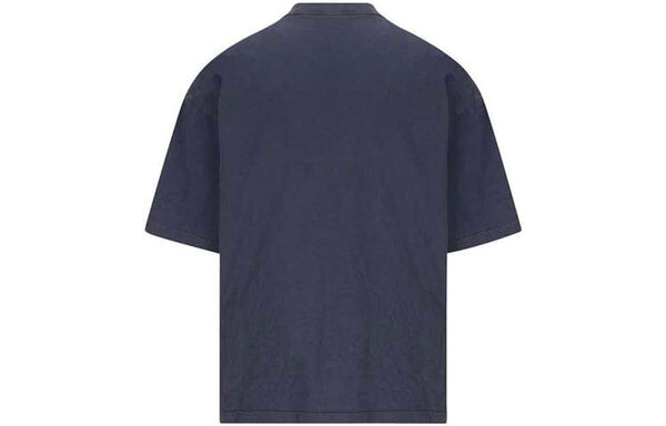 Футболка varsity logo short sleeve t-shirt 'navy' Balenciaga, синий — фото 2