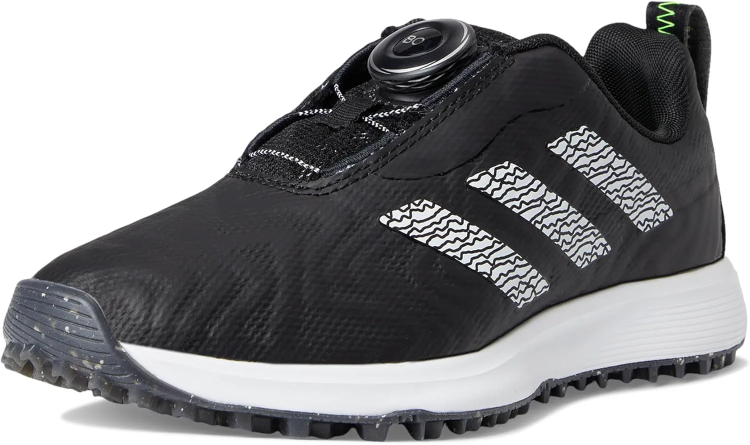 

Детские кроссовки для гольфа Adidas Unisex Codechaos Boa 25 без шипов, черно-белый