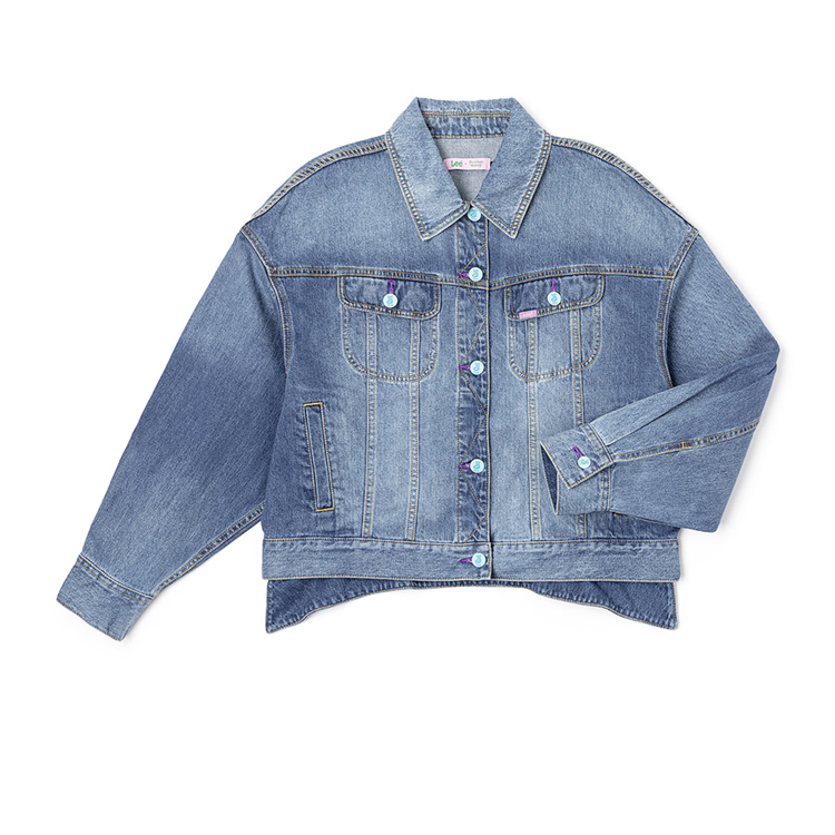 

Lee Джинсовая куртка женская средняя синяя, Medium Blue