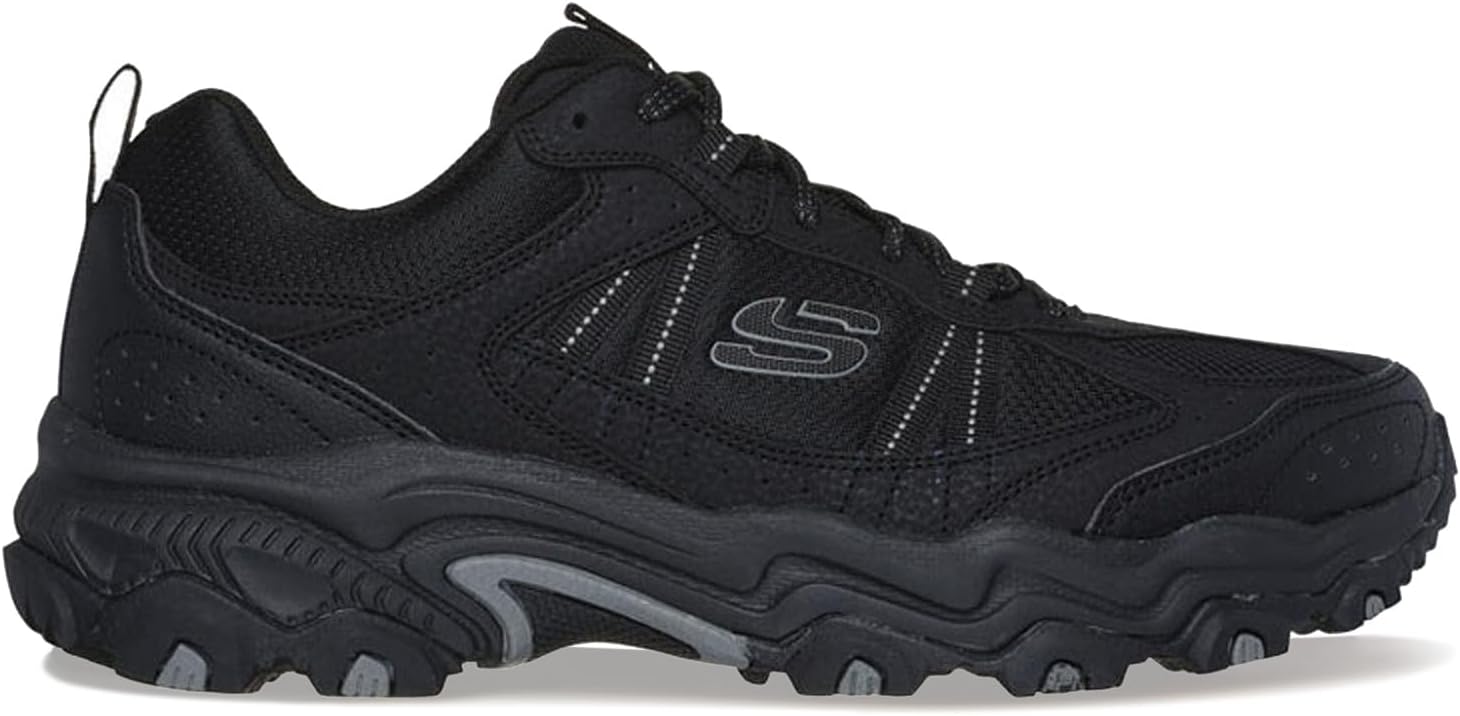 Мужские кроссовки Skechers Stamina с верхней прострочкой, черный — фото 3