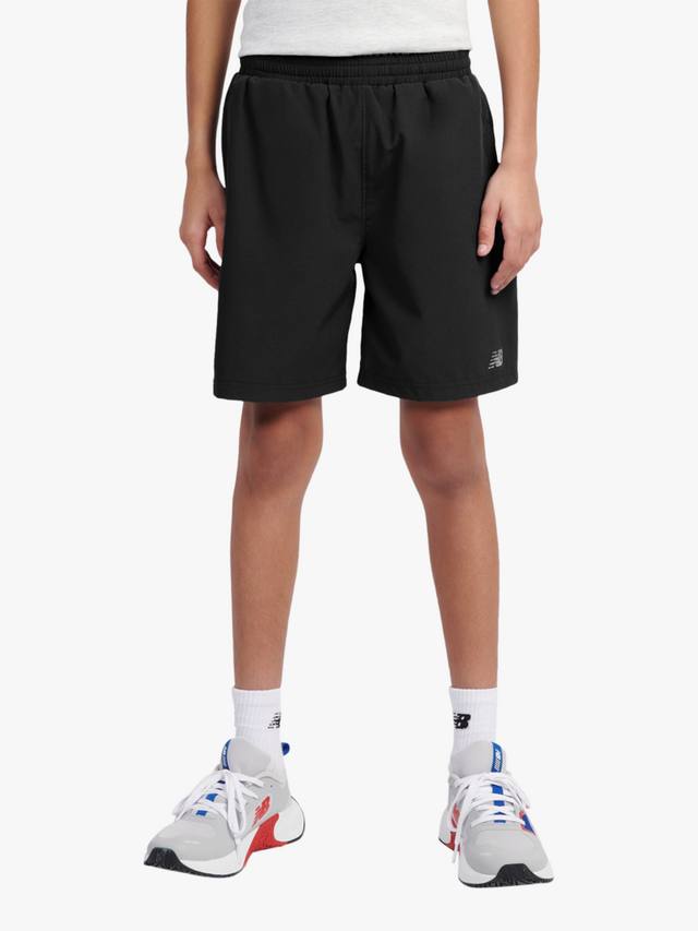 

Детские шорты с вышитым логотипом New Balance, Caviar