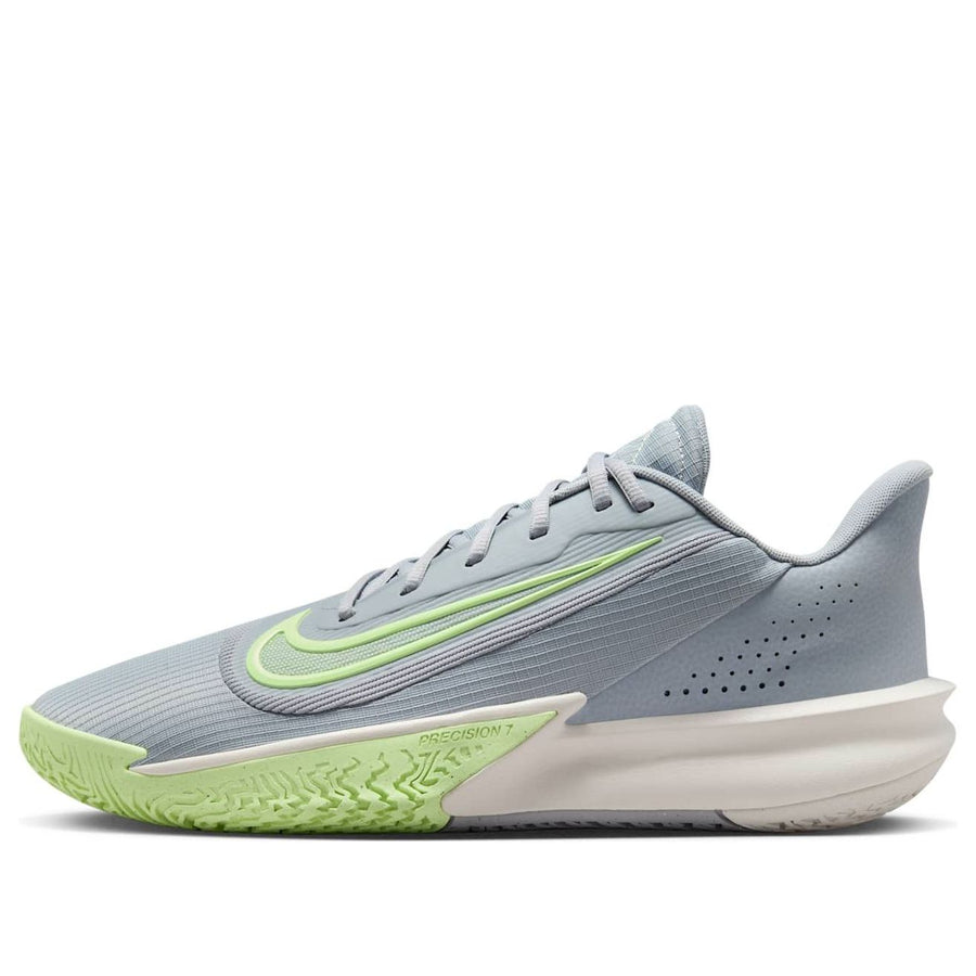 

Кроссовки Nike Precision 7 'Wolf Grey Barely Volt', серый
