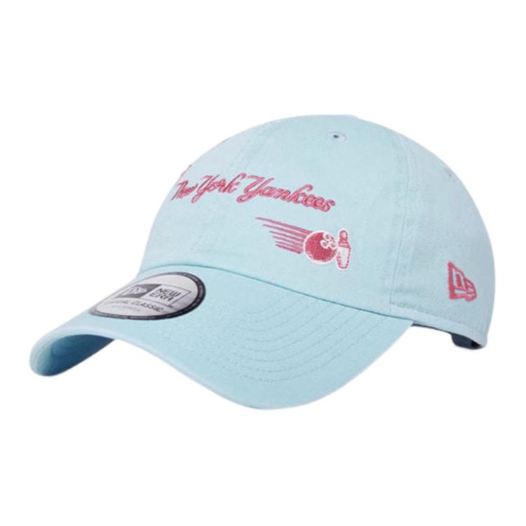 

New Era Хлопковая бейсболка унисекс светло-голубая, Light Blue