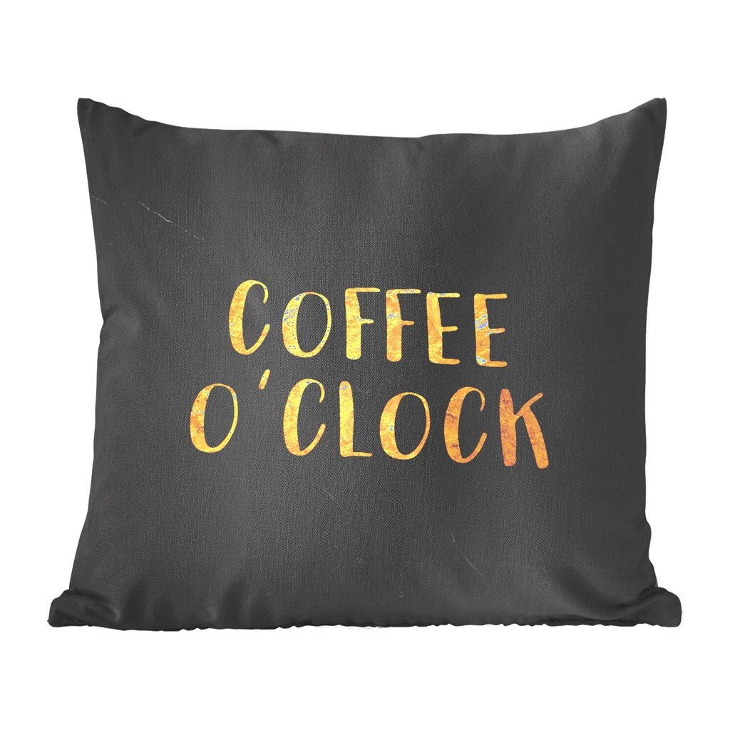 

Декоративная подушка MuchoWow диванная подушка для гостиной декоративная подушка 40x40 см quote - кофе - золото - мрамор - чехлы на диванные подушки - без наполнителя