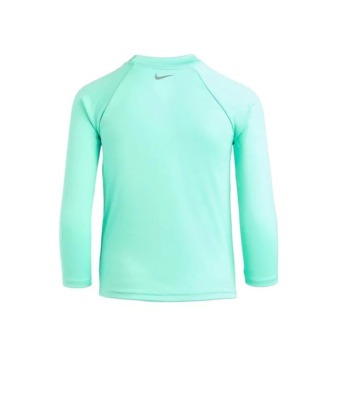 Купальный костюм с длинным рукавом и шортами Nike Kids, Bleached Turquoise — фото 2