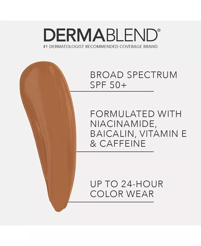 СС-крем непрерывной коррекции SPF 50+ Dermablend, цвет 60N — фото 4