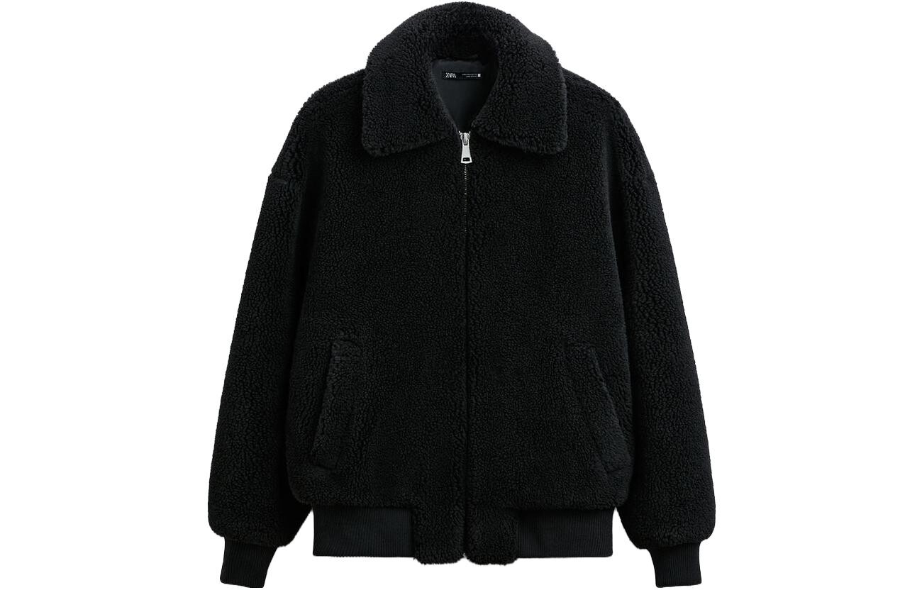 

Куртка мужская черная Zara, черный