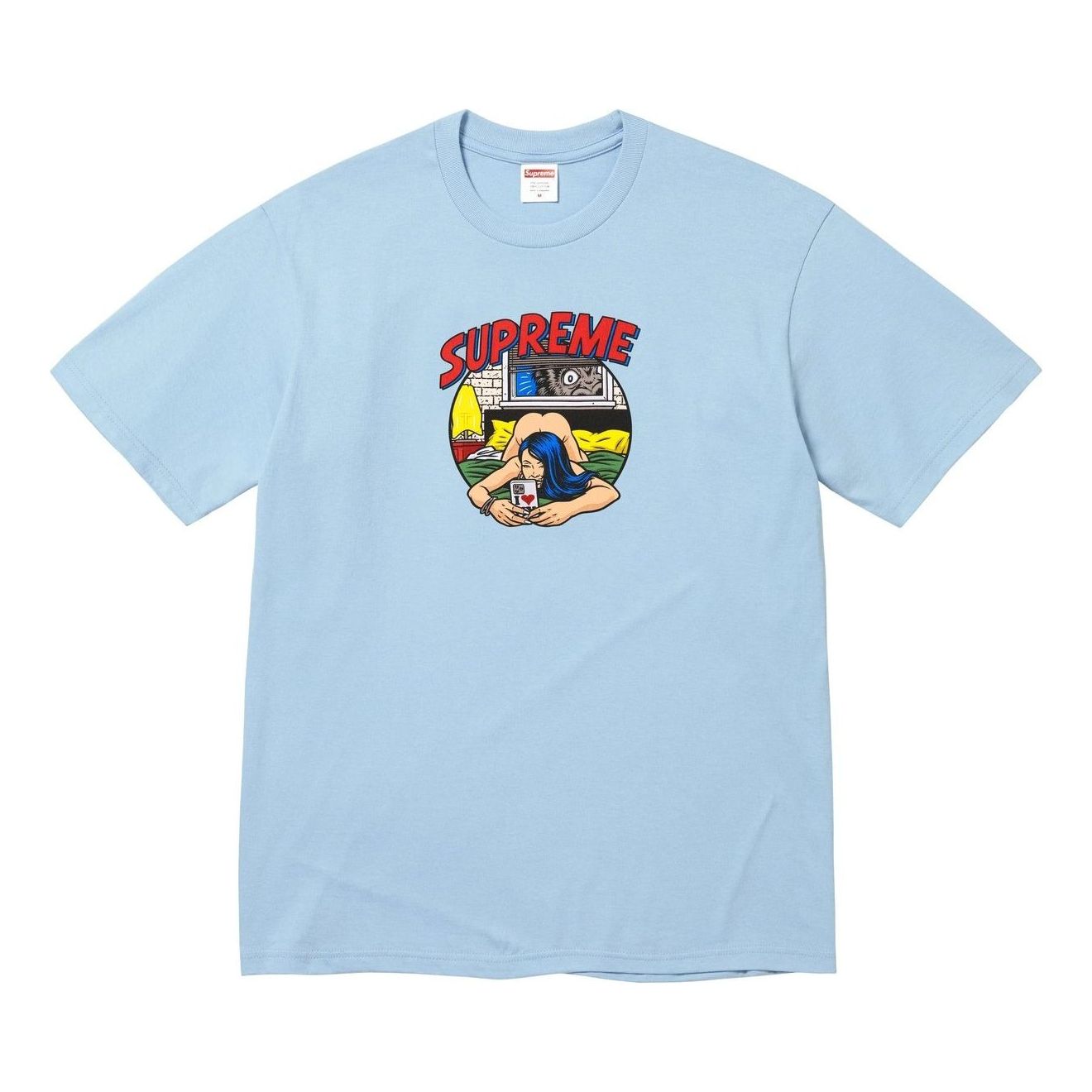 Футболка Supreme Bedroom T-Shirt 'Powder Blue'