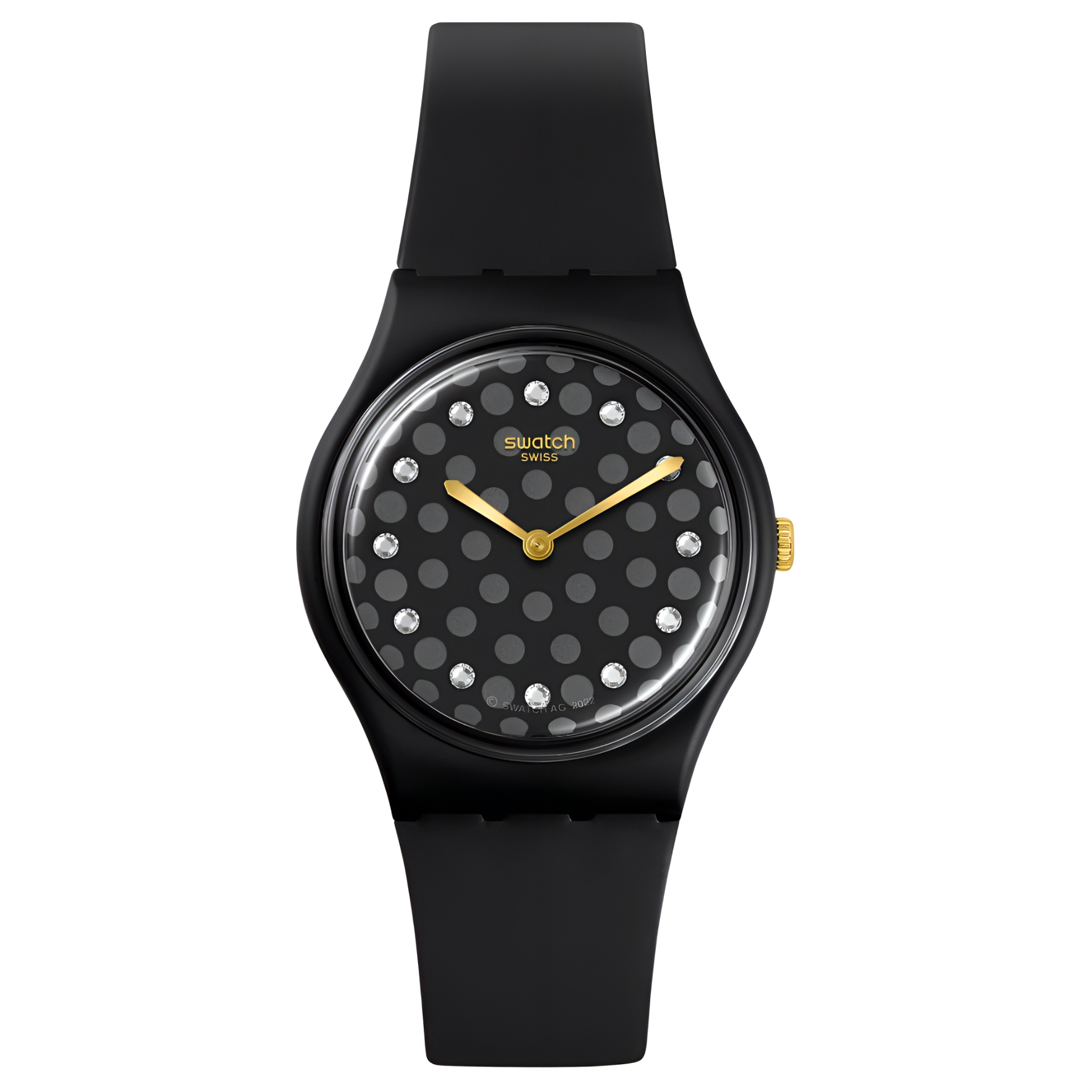 

SWATCH Часы Women's Innovative Range Of Plant Ceramics Watch, Black Dial