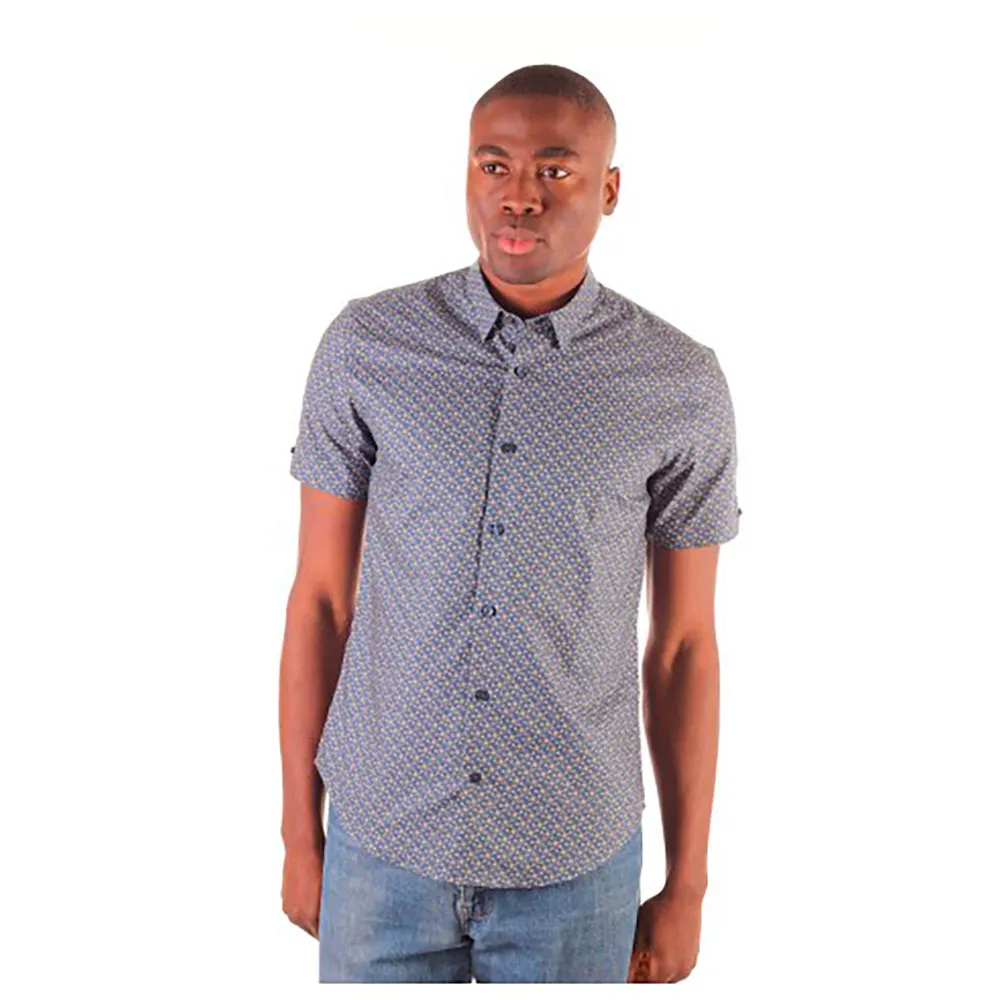

Рубашка с коротким рукавом Ben Sherman Faded Square Print, серый