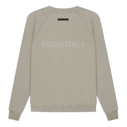 

Толстовка Fear of God Essentials SS21 Pull-Over Crewneck Moss, цвет moss