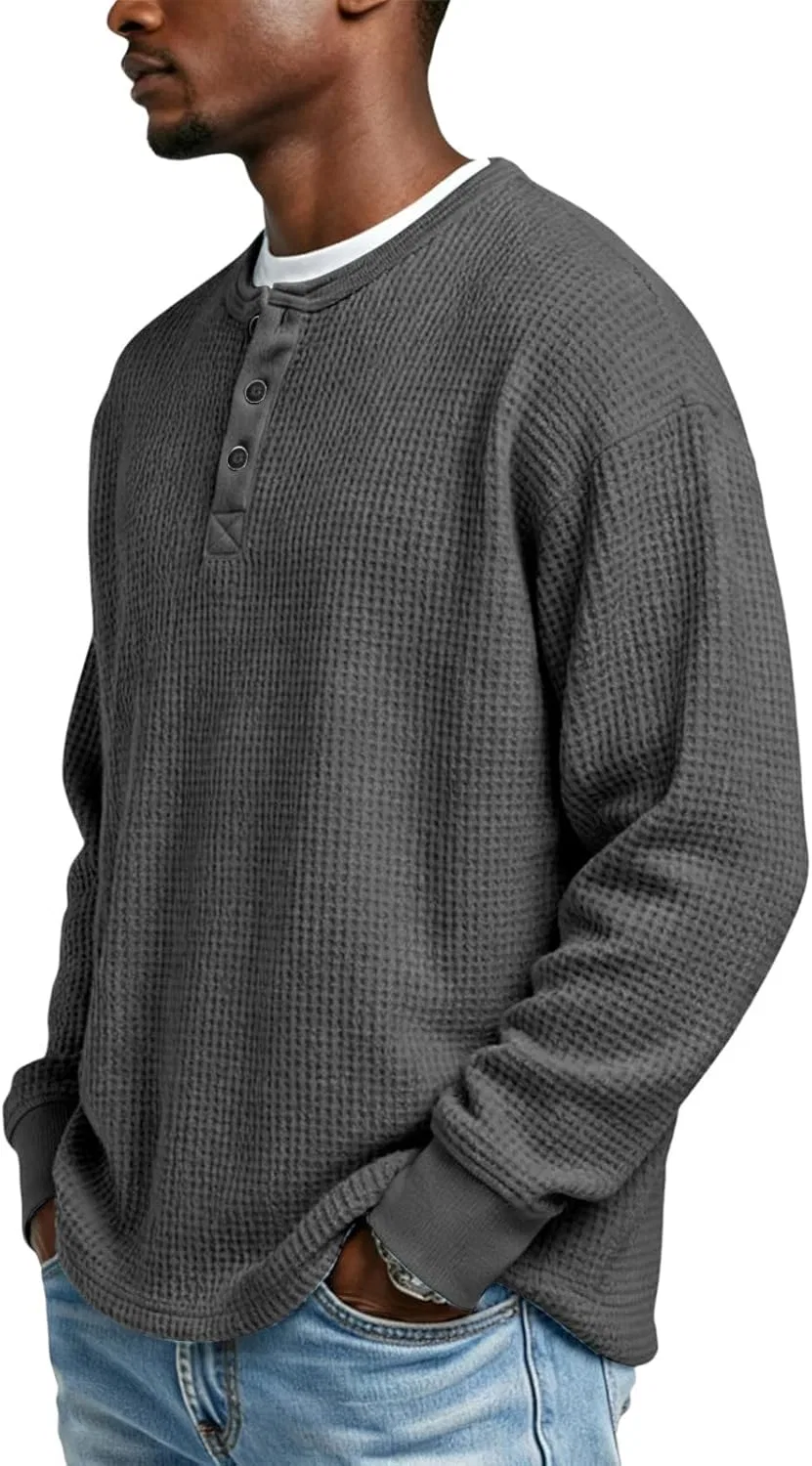 Мужская толстовка с воротником-поло, Oversized, Generic, черный — фото 3