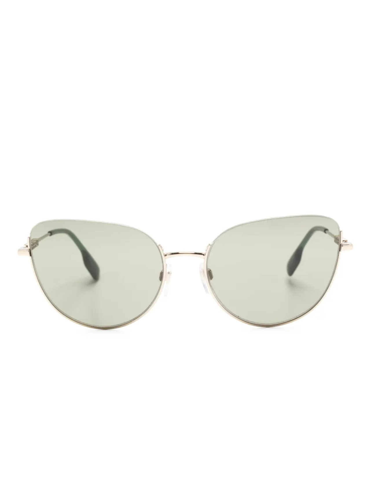 

Burberry Eyewear солнцезащитные очки-пилоты Harper, золотой