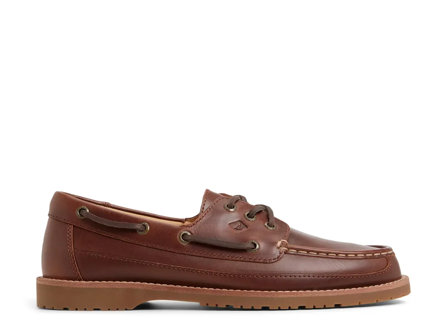 

Мини-лодочные туфли с 3 отверстиями Sperry, Brown Leather