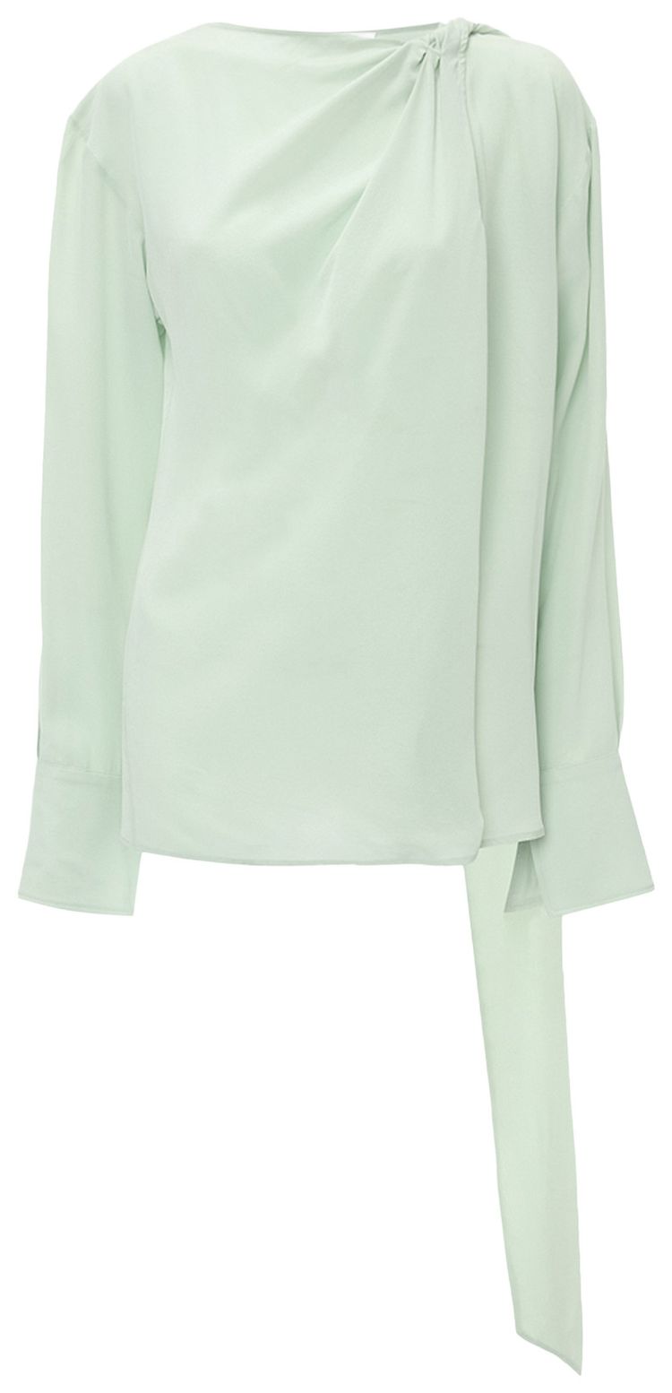 

Топ-шарф Victoria Beckham Twist Detail Scarf Top, зеленый