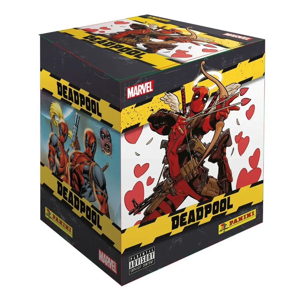 

Набор коллекционных карточек Panini Deadpool Marvel Sticker & Trading Card Collection, 36 пачек, на английском языке, мультиколор
