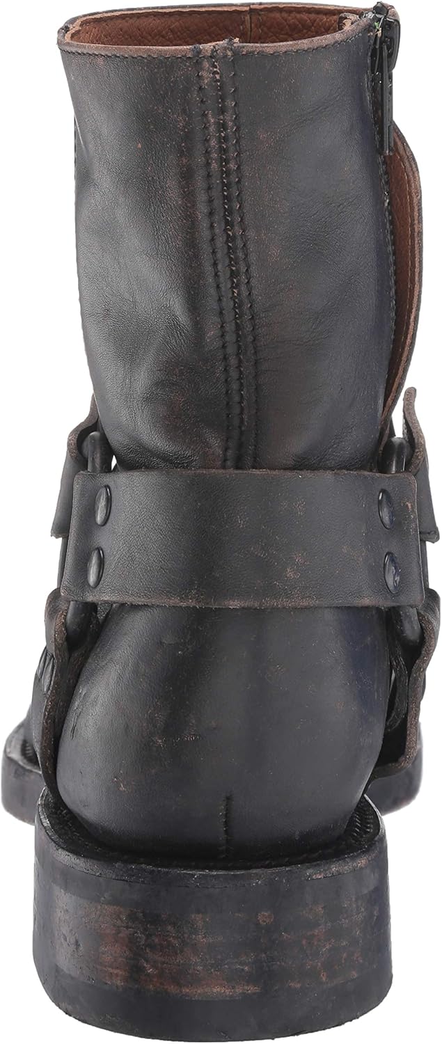 Мужские мотоциклетные ботинки Frye Conway Harness - стильный кожаный дизайн, прочная и удобная обувь, черный — фото 3