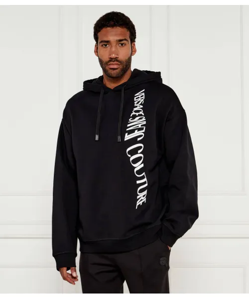 

Толстовка Loose fit Versace Jeans Couture, черный