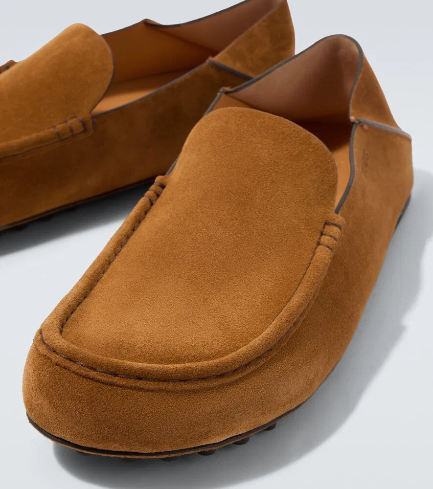 Замшевые лоферы Tod's, коричневый — фото 3