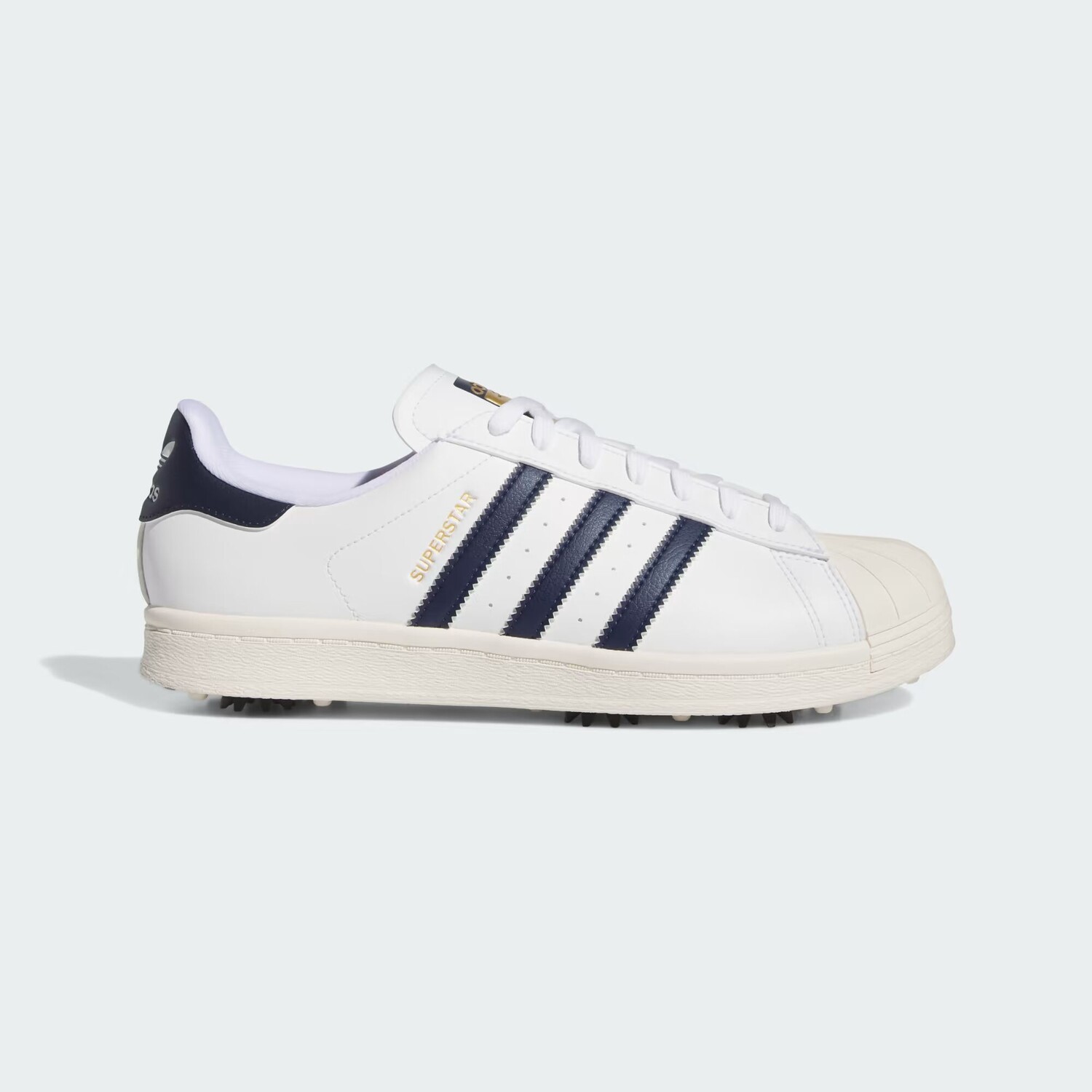 

Кроссовки для гольфа Superstar Adidas, цвет Cloud White/Collegiate Navy/Off White