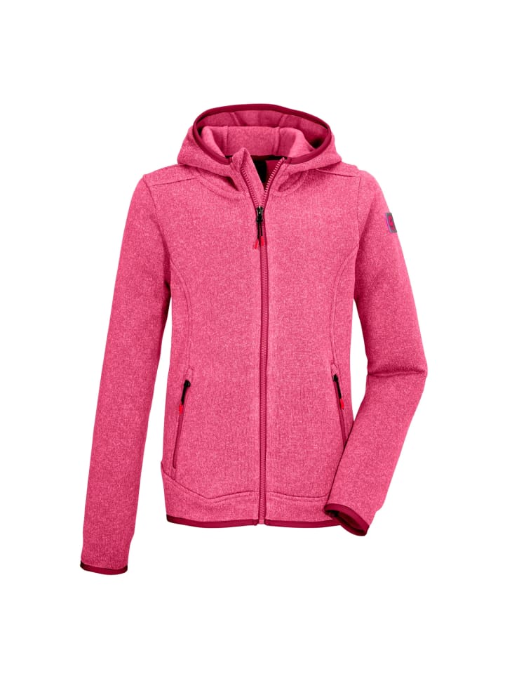 

Killtec Розовая вязаная флисовая куртка