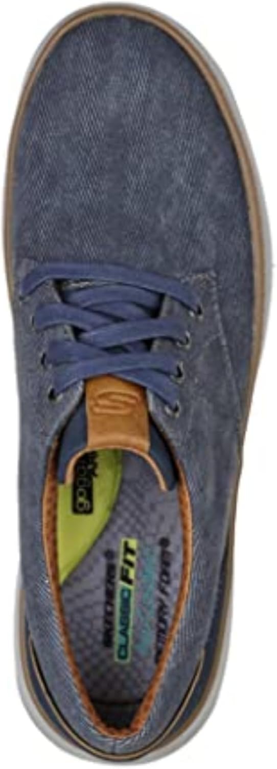 Мужские кеды Skechers Ederson Moreno из канвы, синий — фото 2