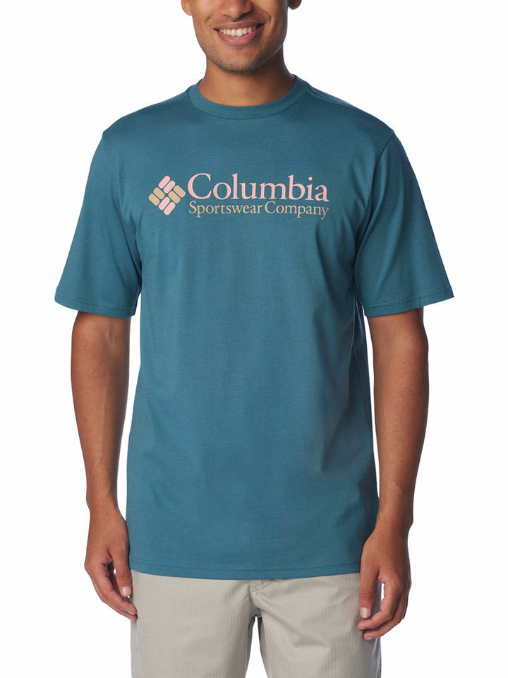 

Футболка CSC Basic Logo Columbia, бирюзовый