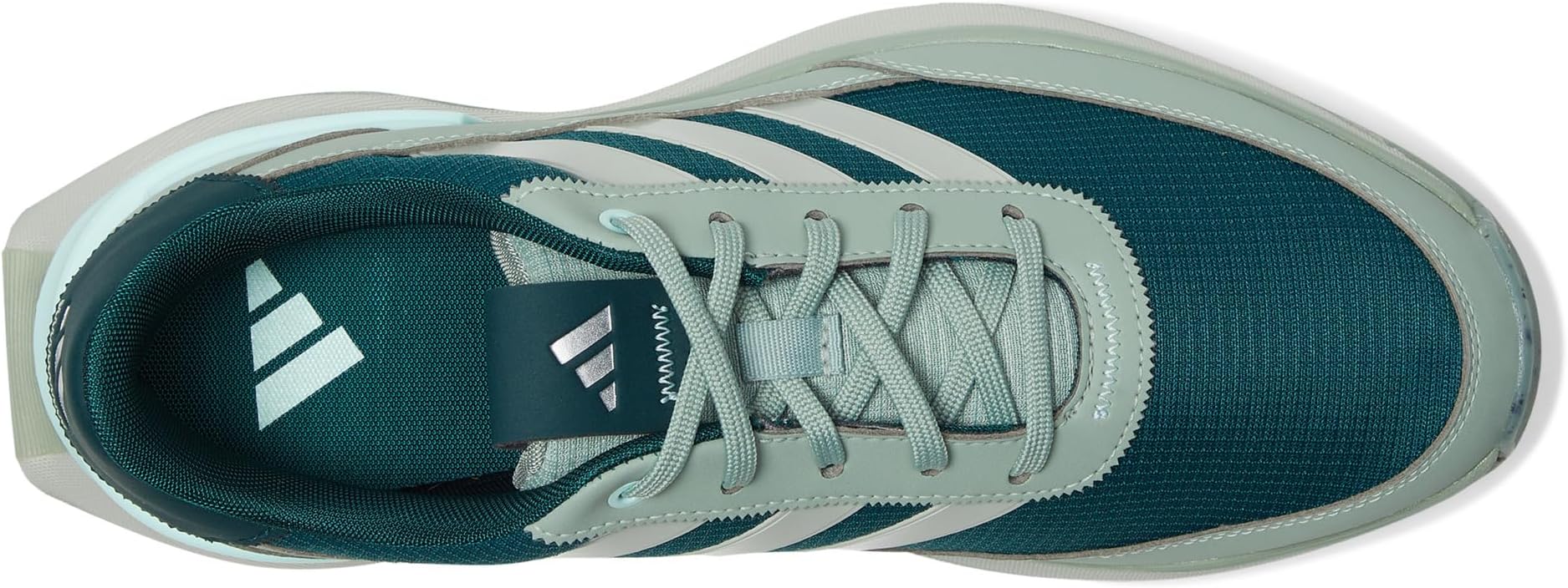 Кроссовки Adidas Golf S2G 24 Spikeless Golf Shoes, Aurora Ivory/Silver Pebble/Semi Flash Aqua — фото 2