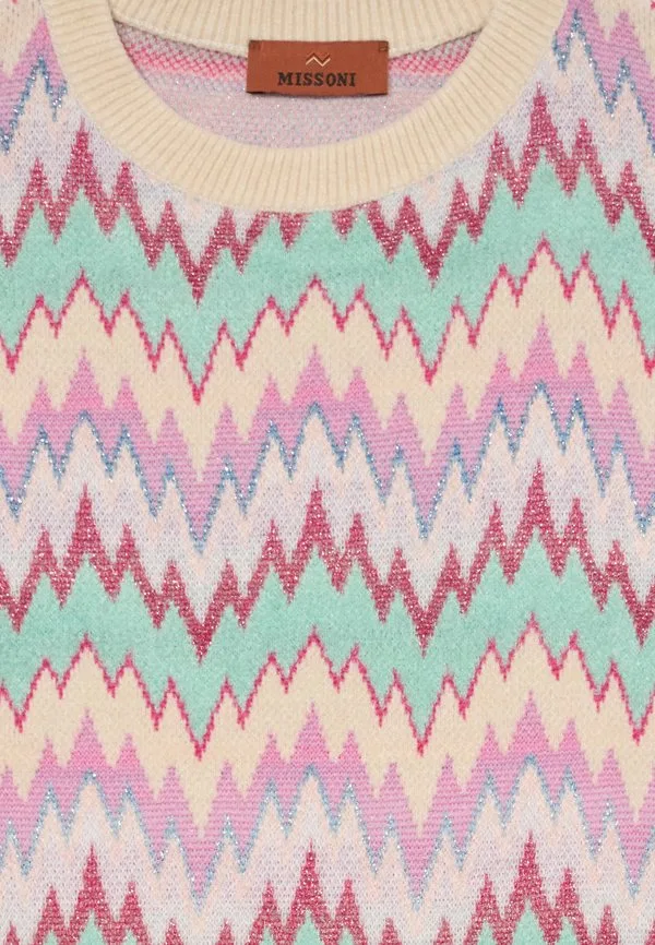 Платье-Свитер, разноцветное платье Missoni, Multi-Coloured — фото 3
