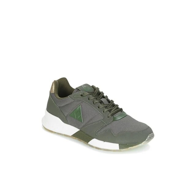 Женские серые кроссовки Omega x с эффектом металлик Le Coq Sportif, зеленый — фото 2