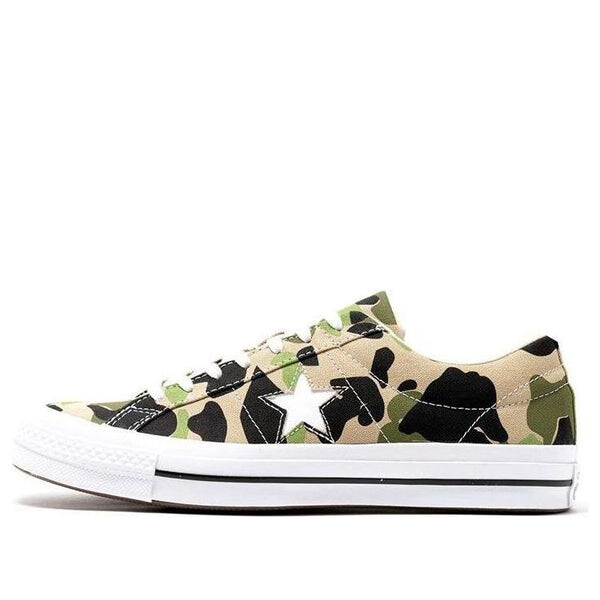 

Кроссовки one star low 'archive print - duck camo' Converse, камуфляж, Бежевый, Кроссовки one star low 'archive print - duck camo' Converse, камуфляж