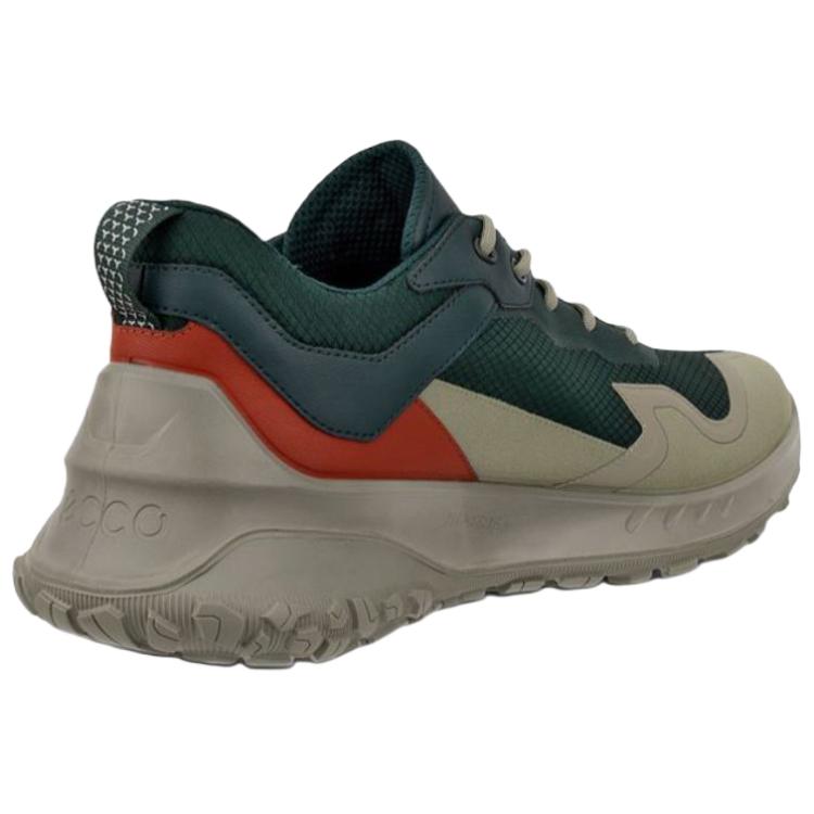 Мужские треккинговые ботинки low top с устойчивостью к истиранию ult trn Ecco, зеленый — фото 4